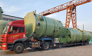 50000 gallon fiberglass cone bottom calorifier frp tank