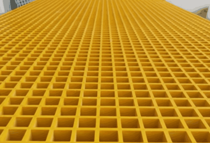 Molded fiberglass reinforced plastic FRP GRP grating