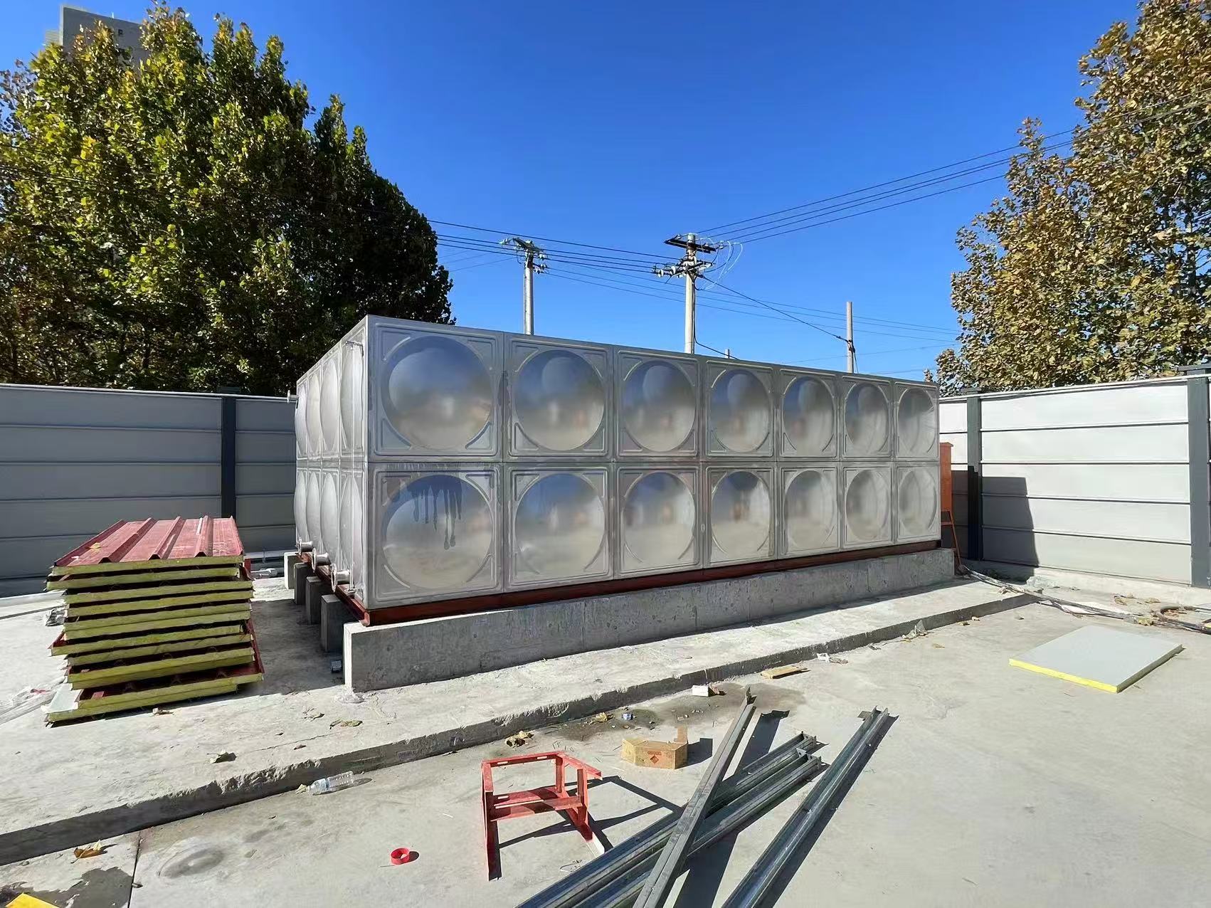 304 Stainless Steel Water Tank, Assembled Storage Tank for Home & Fire Fighting