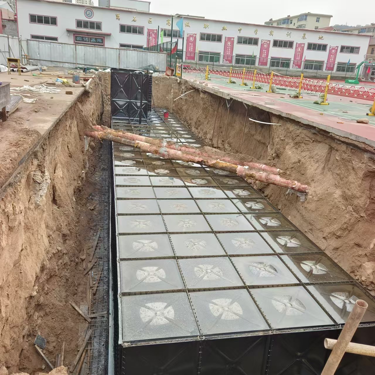 Buried Water Tank