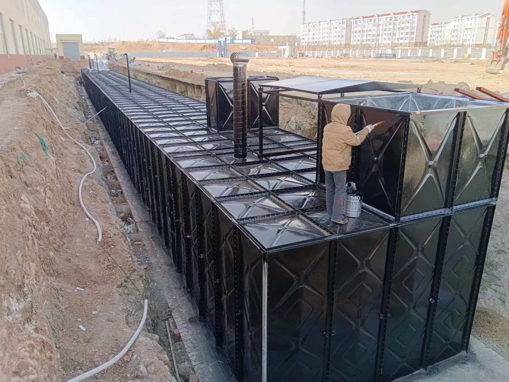 Buried Water Tank