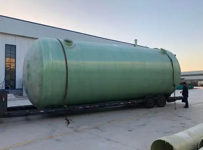 Fiberglass sewage storage tank