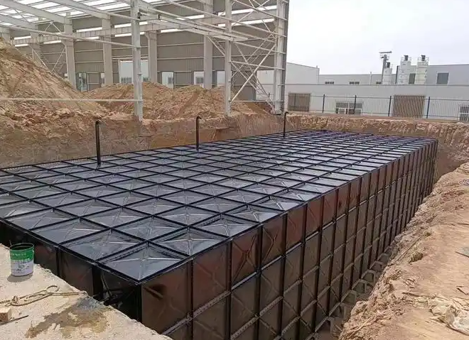 Underground Buried Galvanized Steel Water Tank for Fire Fighting