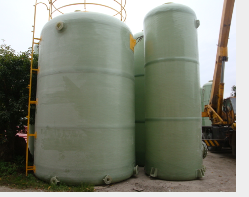 50000 gallon fiberglass cone bottom calorifier frp tank