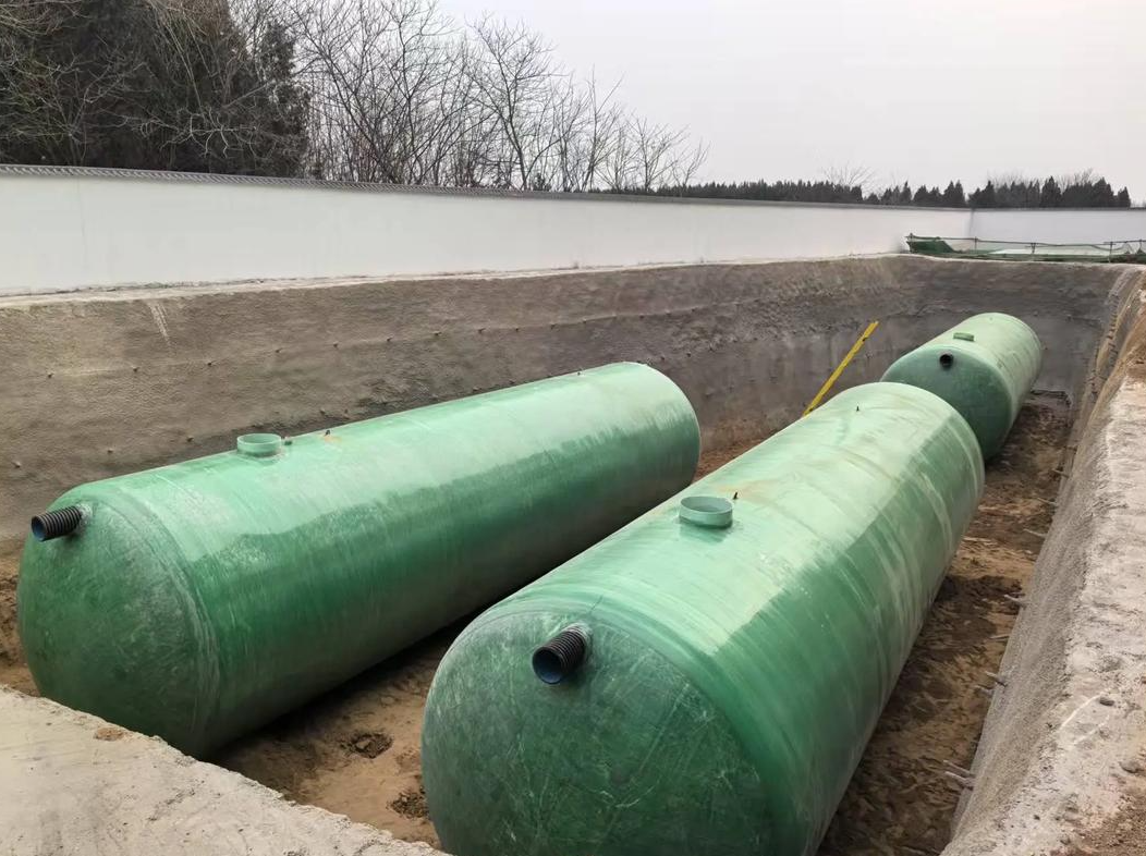 Fiberglass sewage storage tank